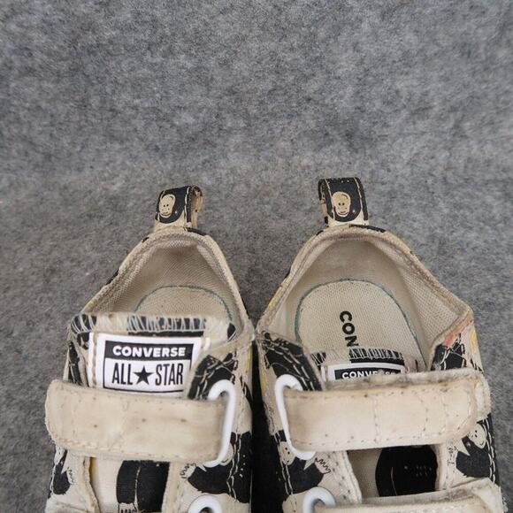 Converse Shoes Infant 8 Sneakers Chuck Taylor All Star Easy On Animal Print Kids - Picture 4 of 13